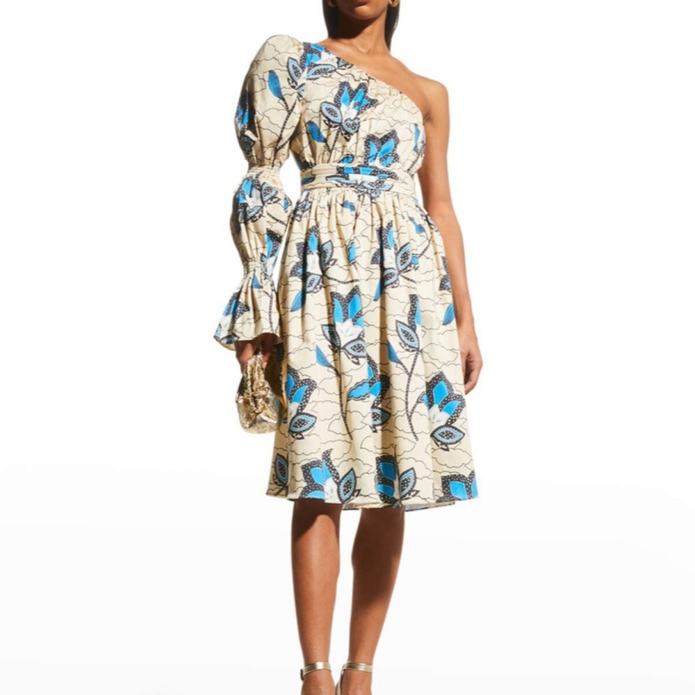 Autumn Adeigbo One Shoulder Dress Size 2
